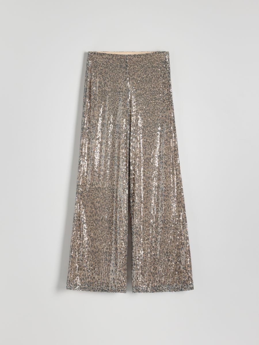 Pantalon ample à sequins - Multicolore - RESERVED - 5