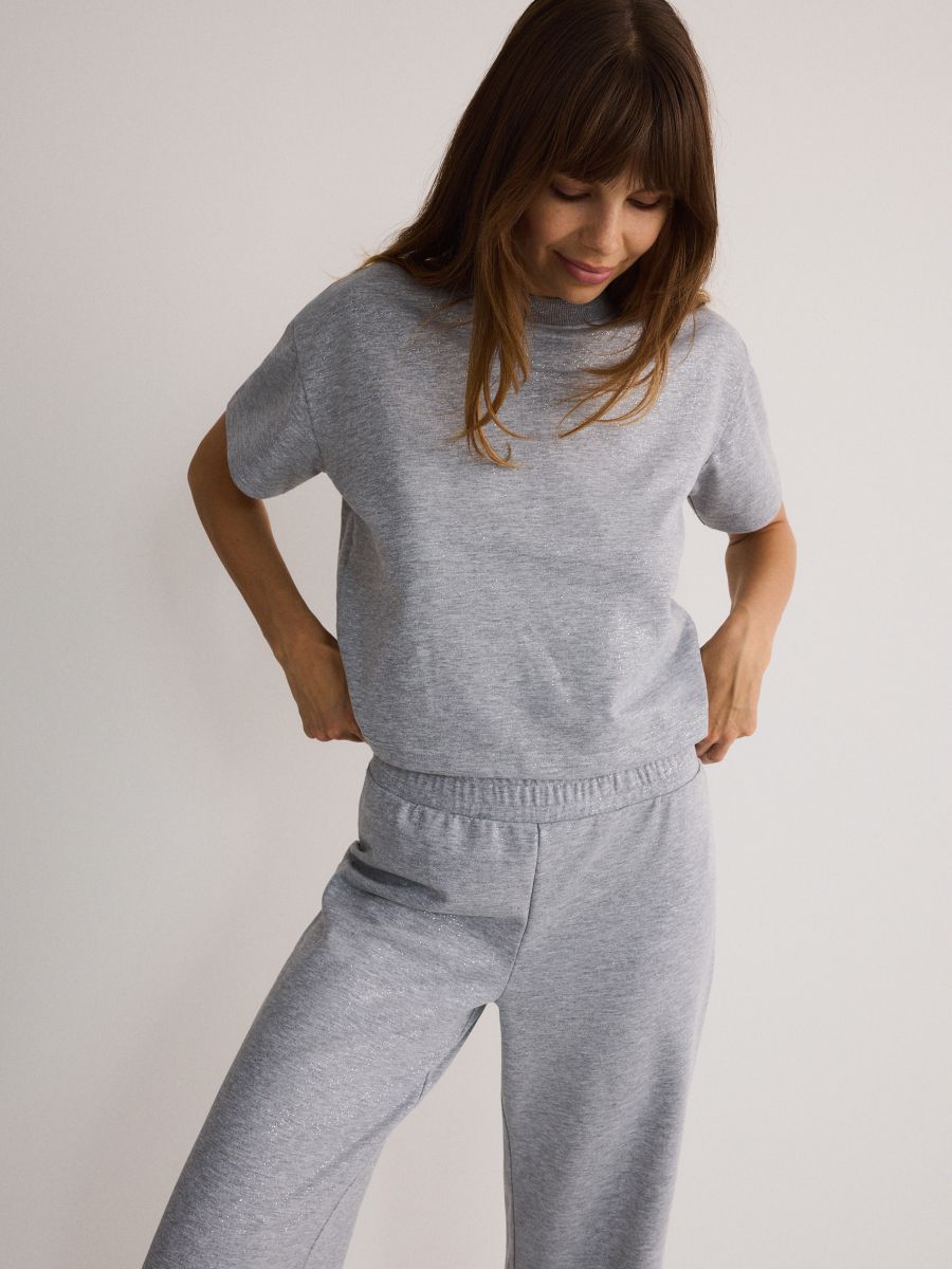 LADIES` TROUSERS - light grey - RESERVED - 2