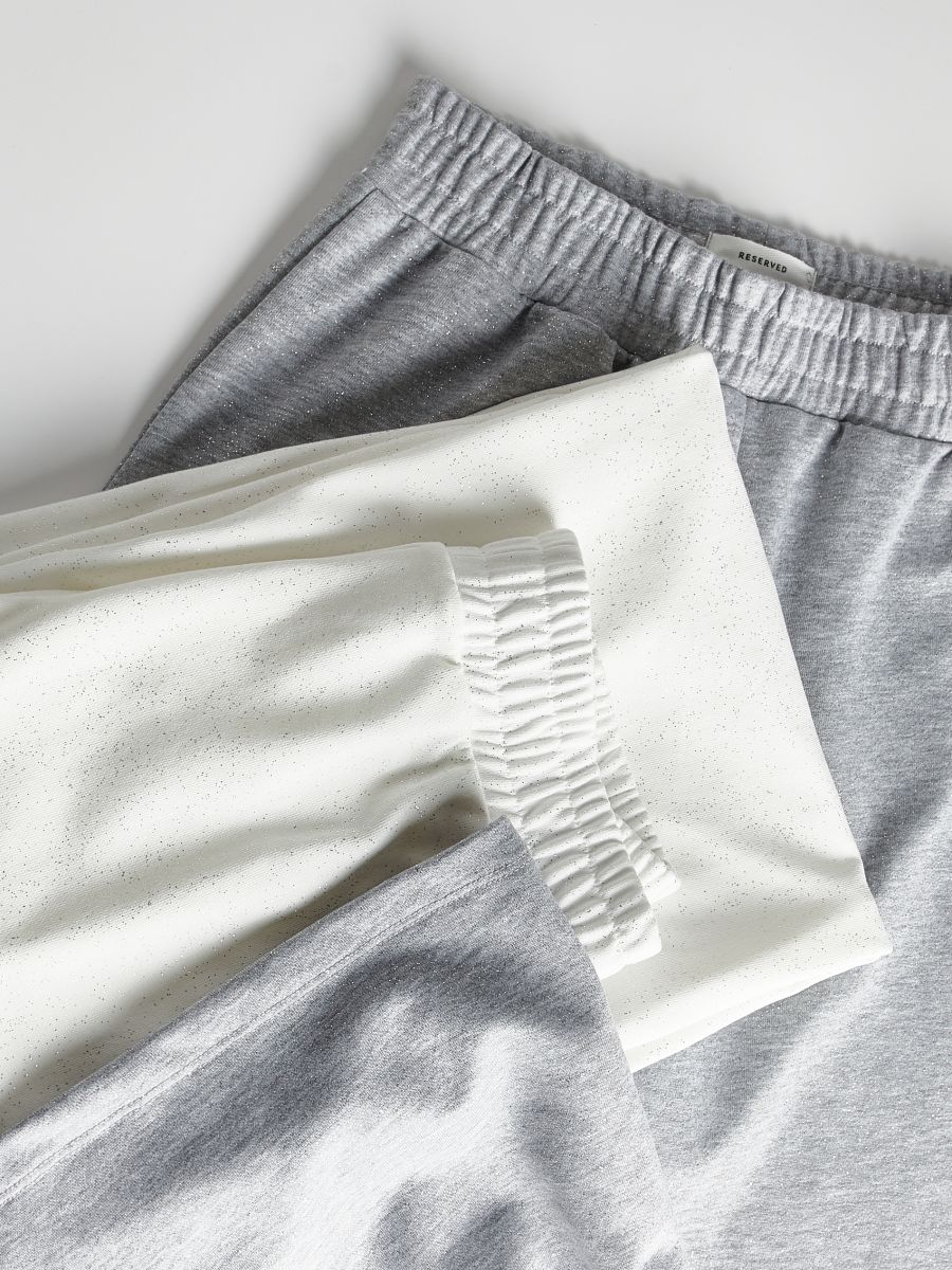 LADIES` TROUSERS - light grey - RESERVED - 5