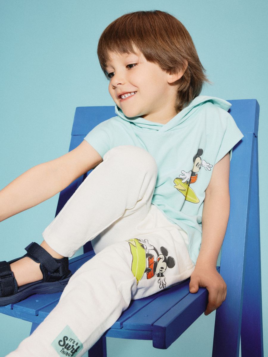 Mickey Mouse trousers - cream - RESERVED - 4