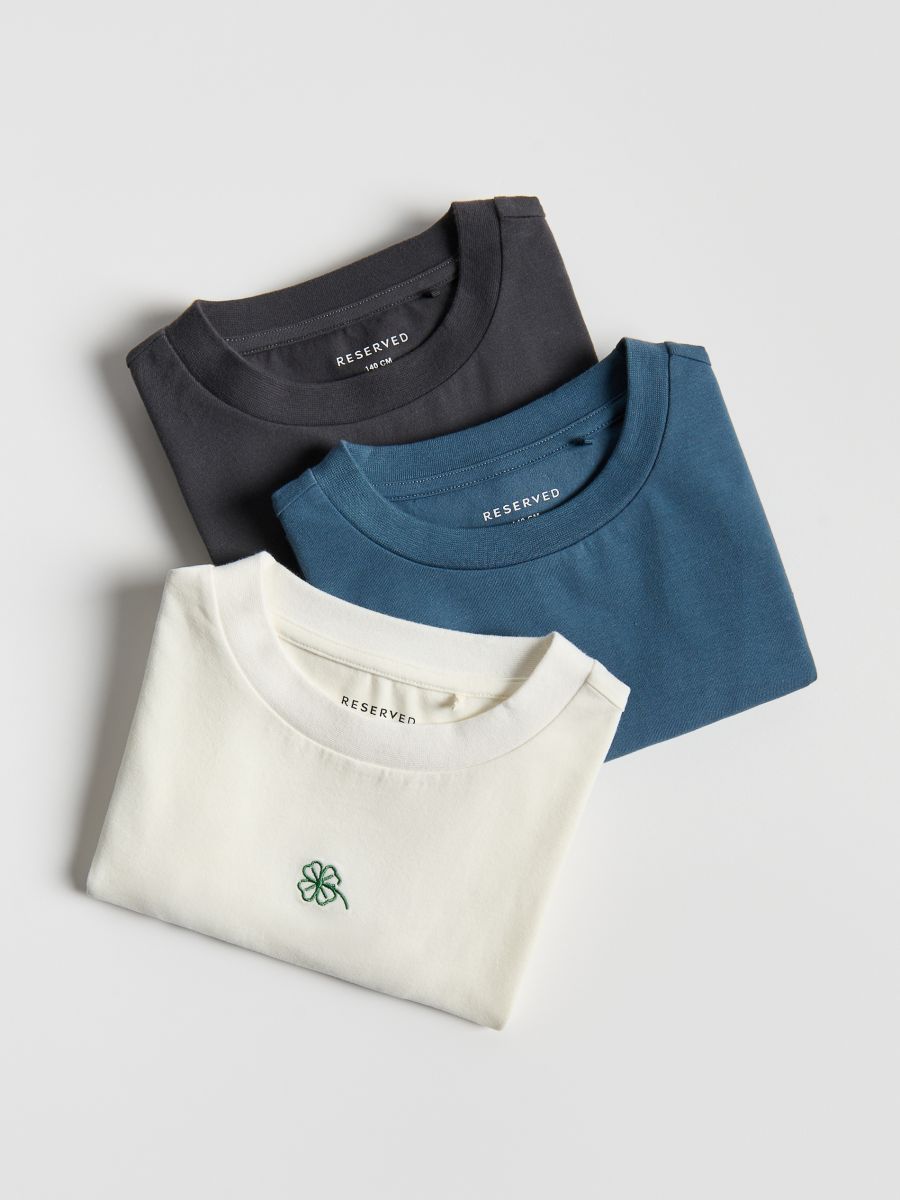 GIRLS` T-SHIRT - mitmevärviline - RESERVED