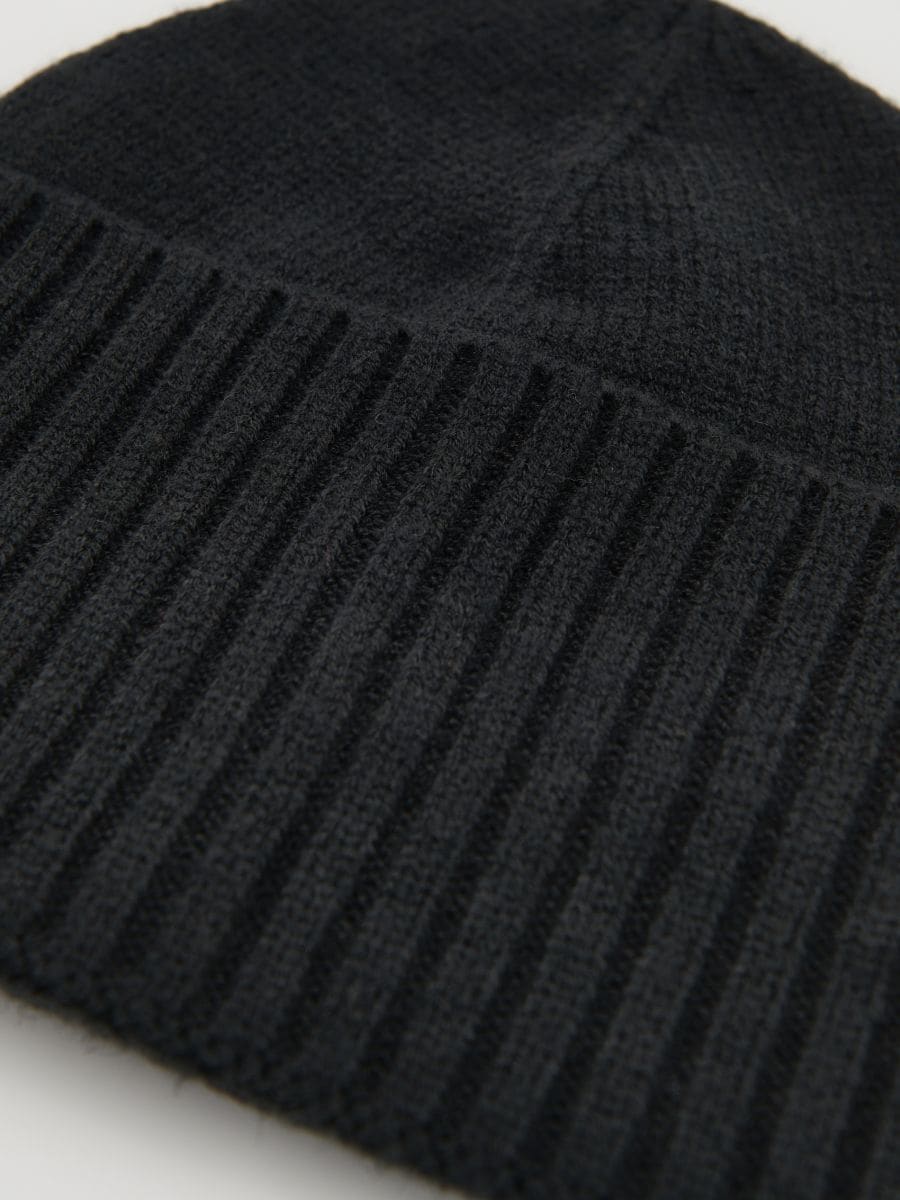 Recycled polyester rich beanie - dark grey - RESERVED - 3