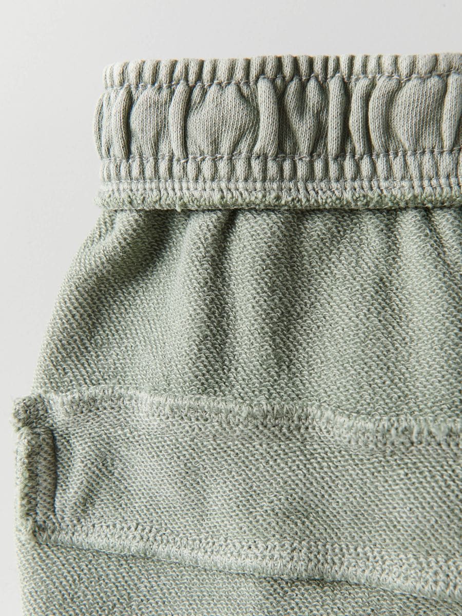Joggers with wash effect - dusty green - RESERVED - 4