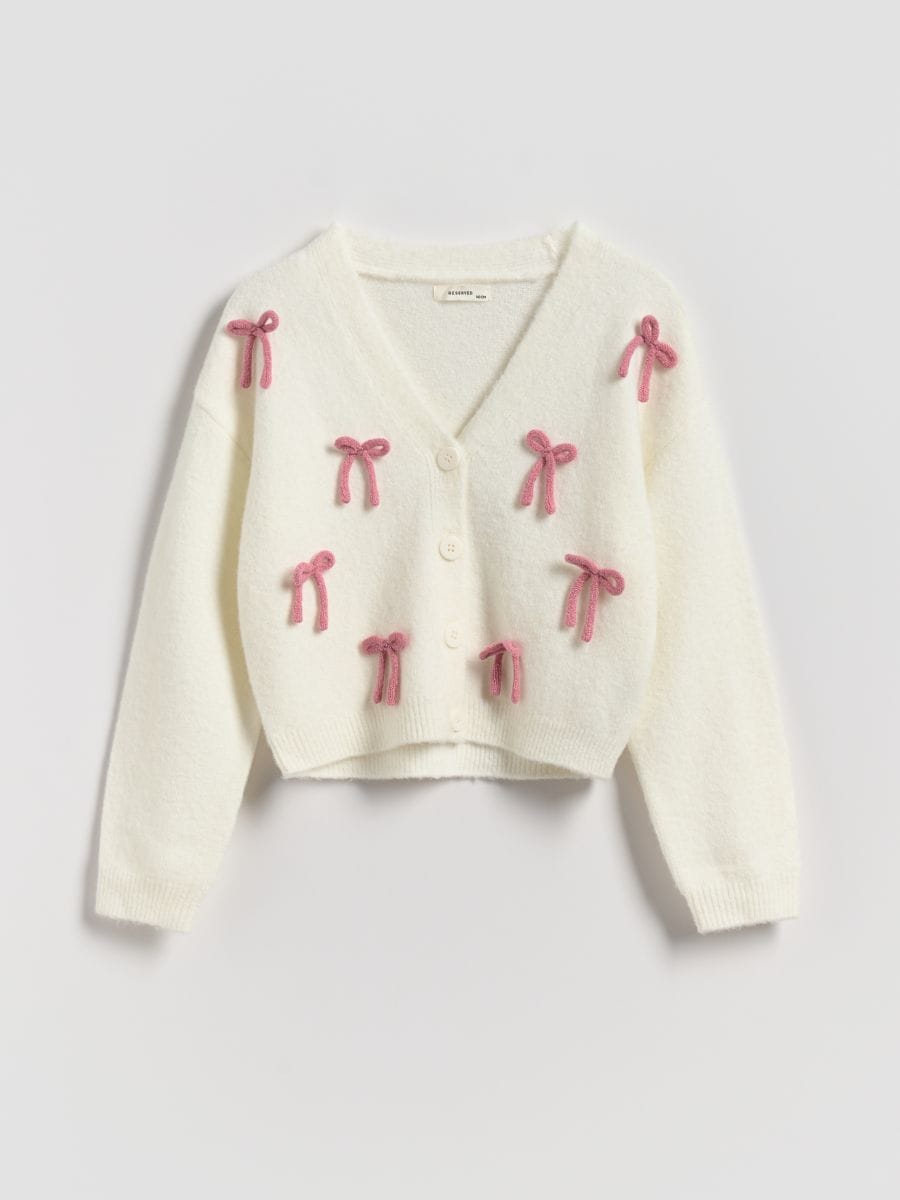 GIRLS` SWEATER - cream - RESERVED