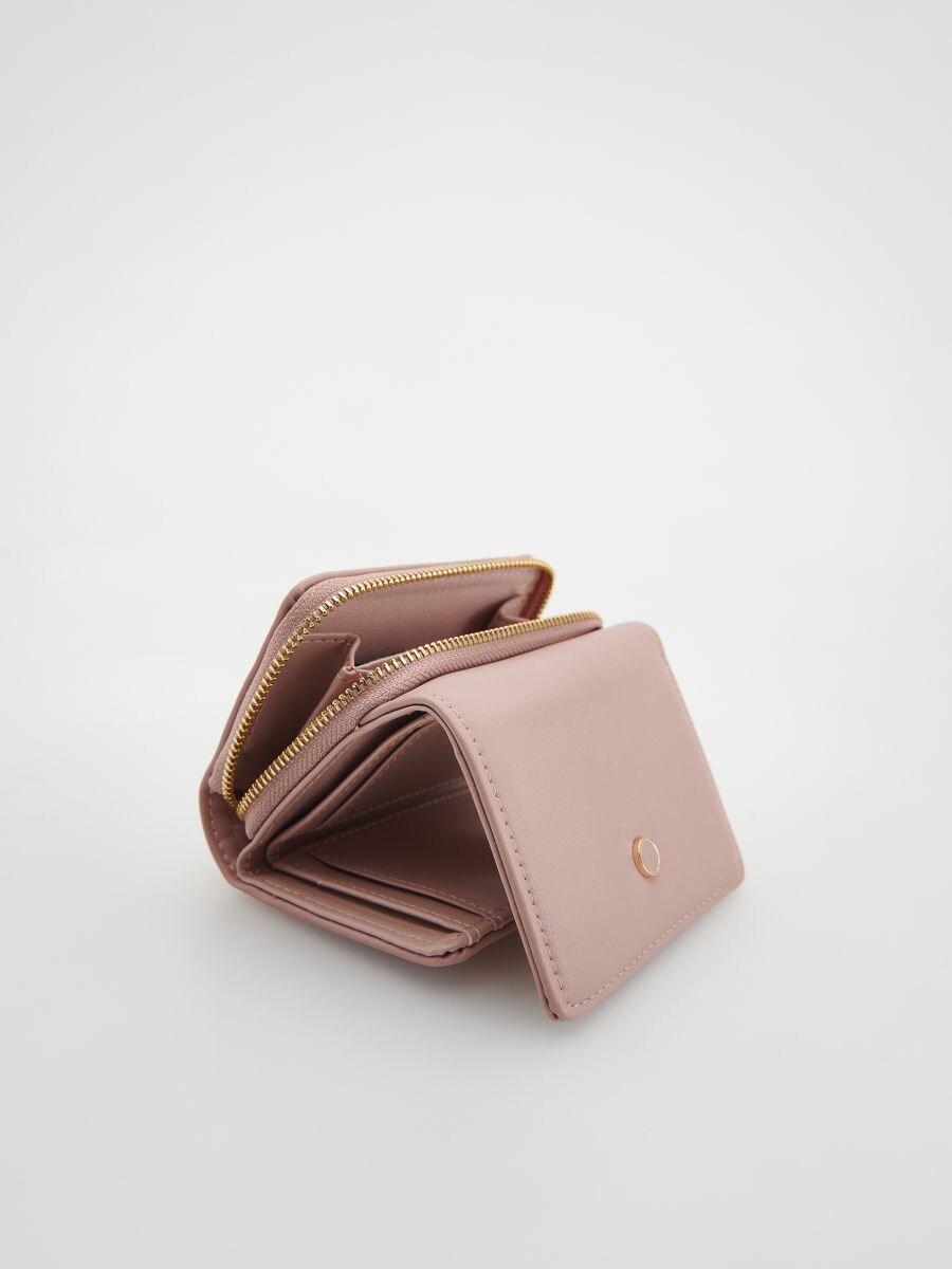 Plain wallet - pastel pink - RESERVED - 4