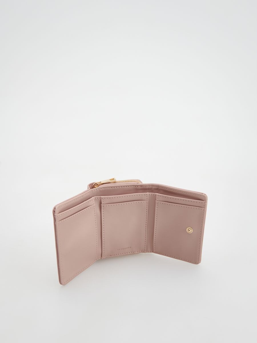 Plain wallet - pastel pink - RESERVED - 2