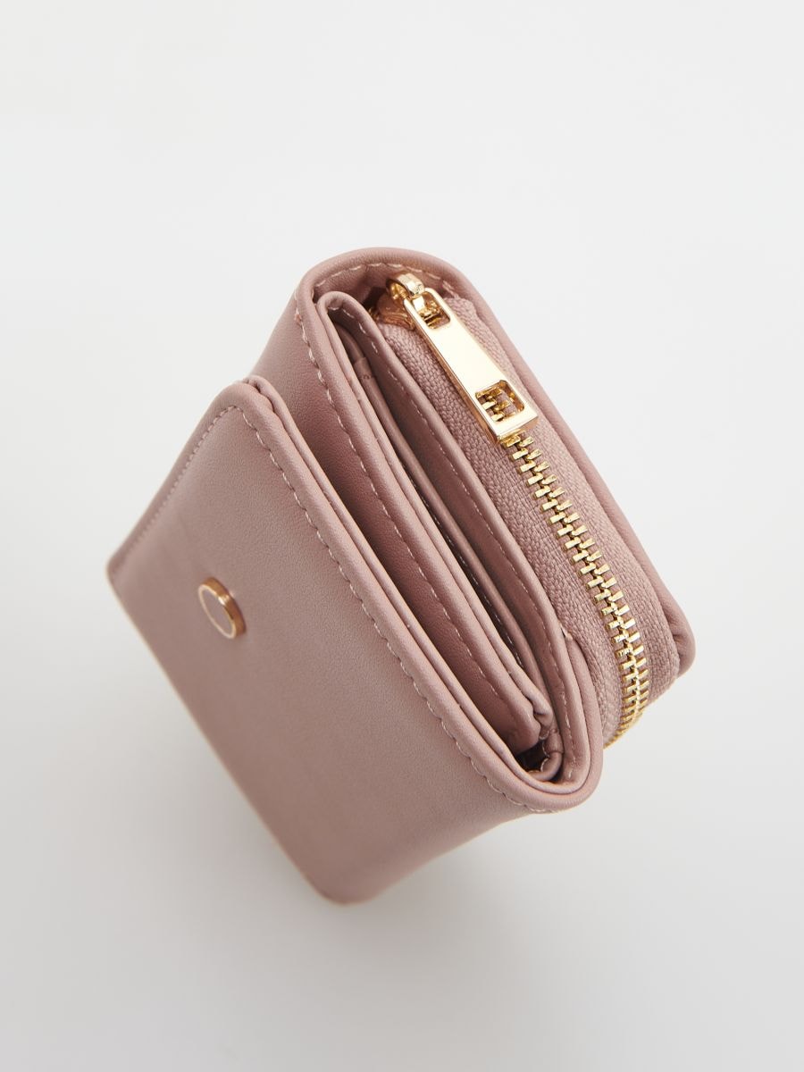 Plain wallet - pastel pink - RESERVED - 3
