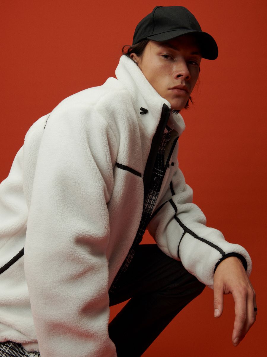 Sherpa jacket - cream - RESERVED - 4