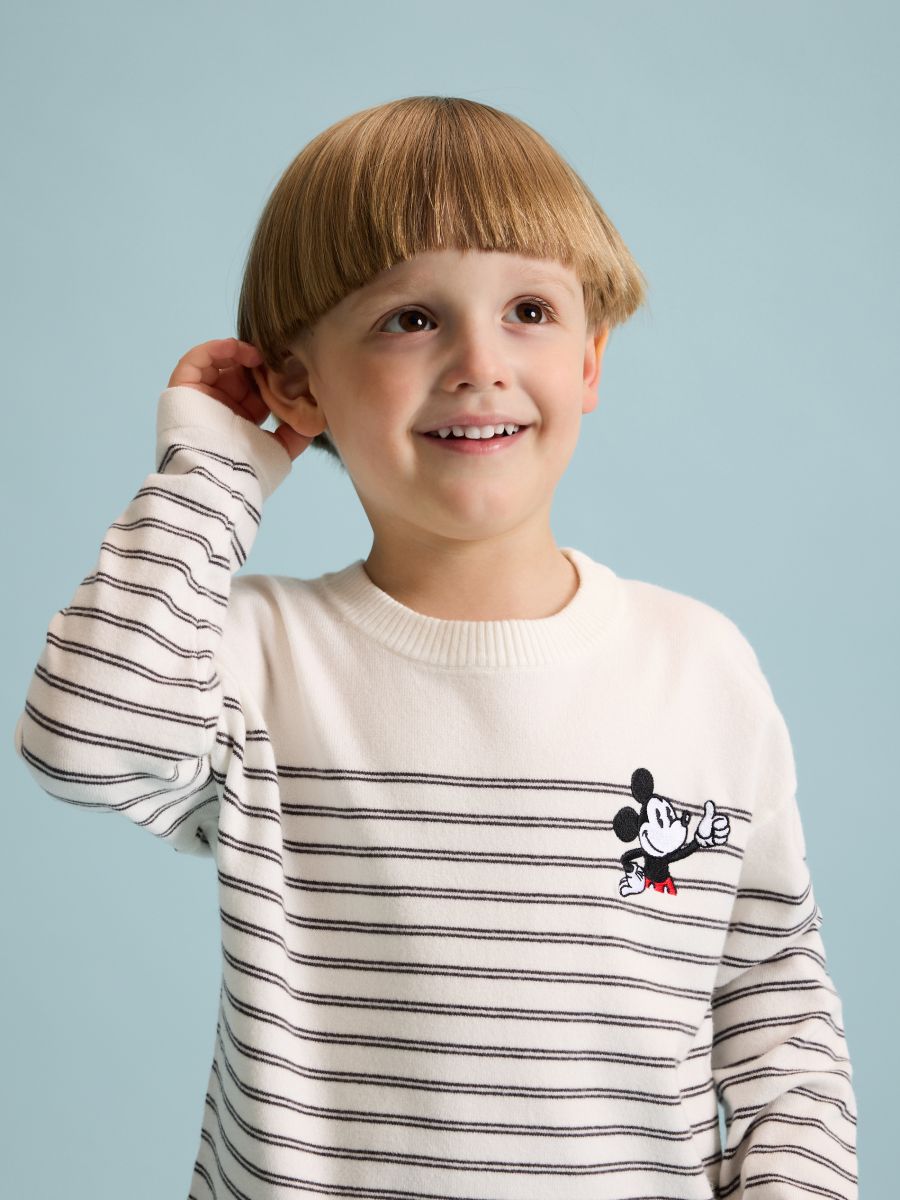 Mickey Mouse sweater - cream - RESERVED - 4
