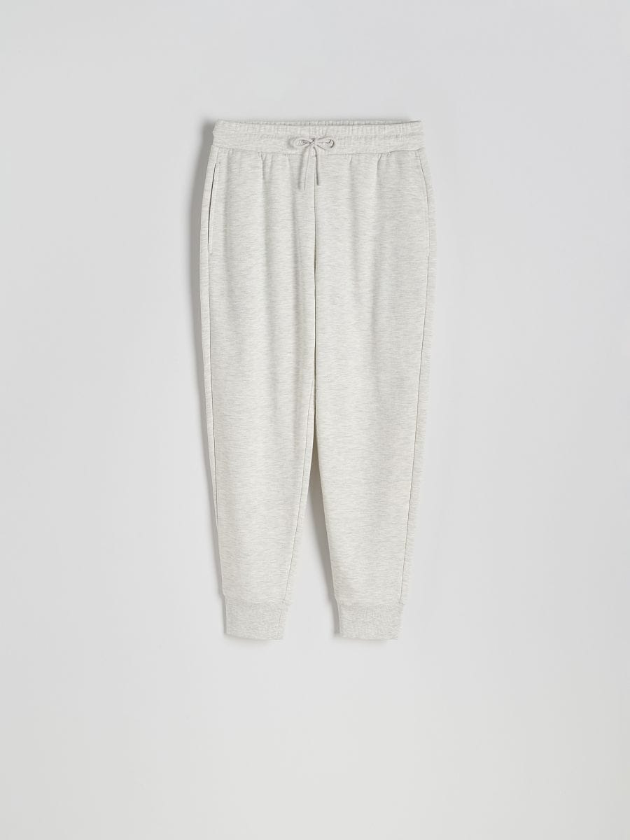 Joggers with tie up waist - light grey - RESERVED - 5