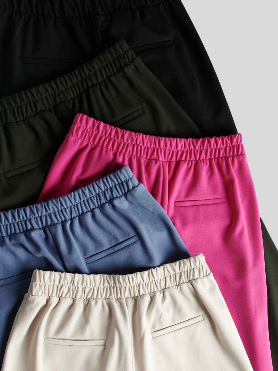 Jogger trousers with pleats - black - RESERVED - 5