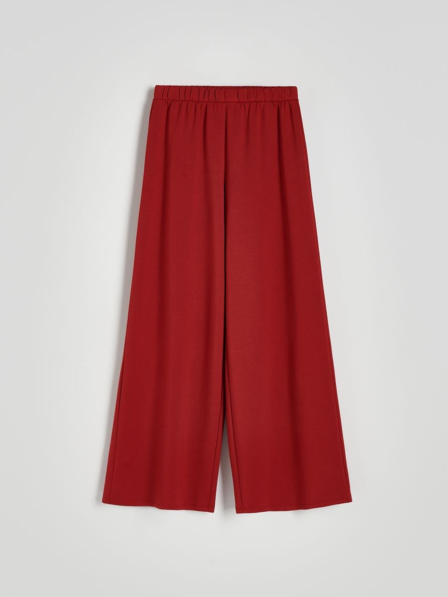Hose mit weitem Bein - kastanienbraun - RESERVED - 4
