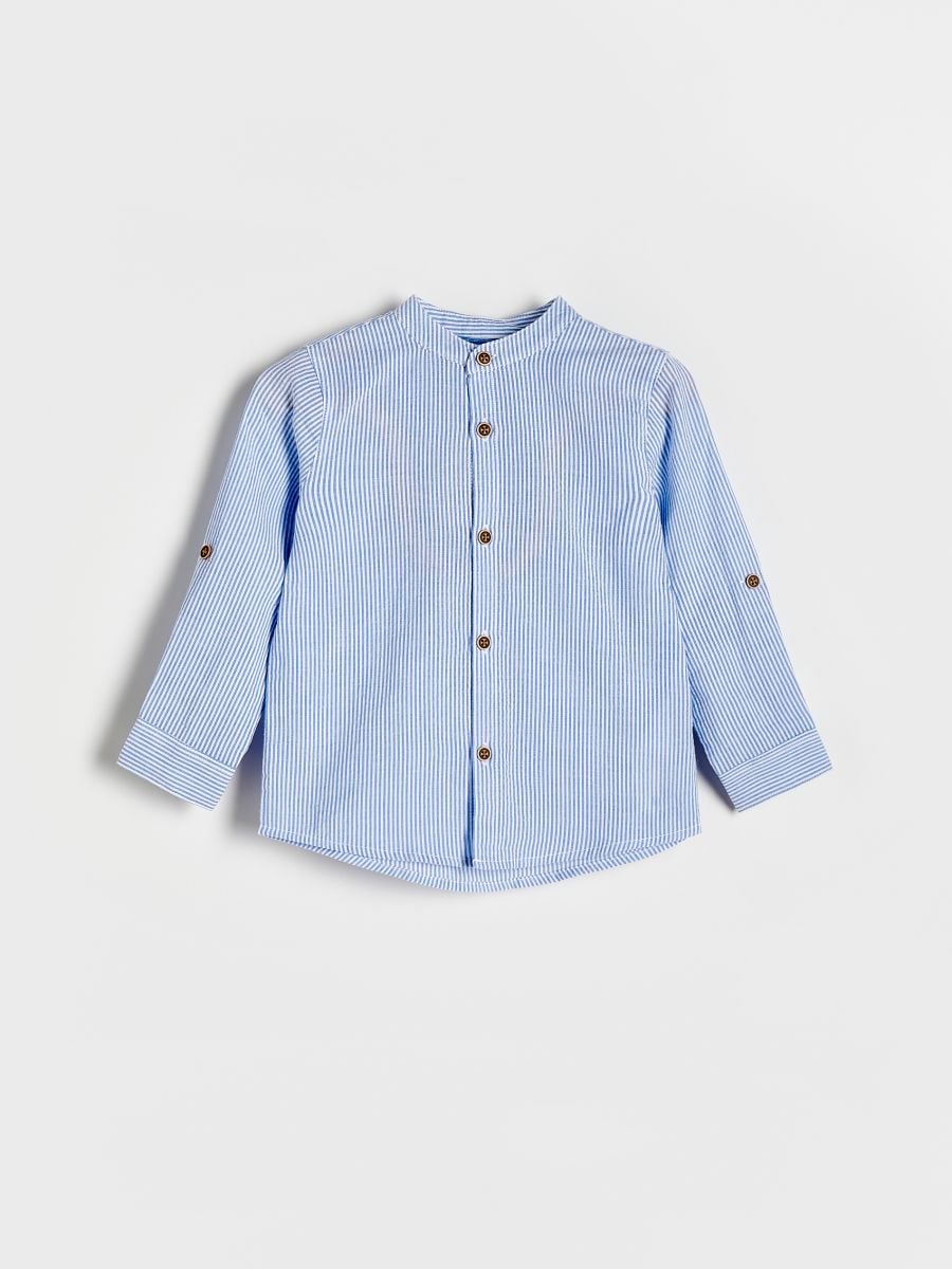 Kockovaná košeľa - modrá - RESERVED