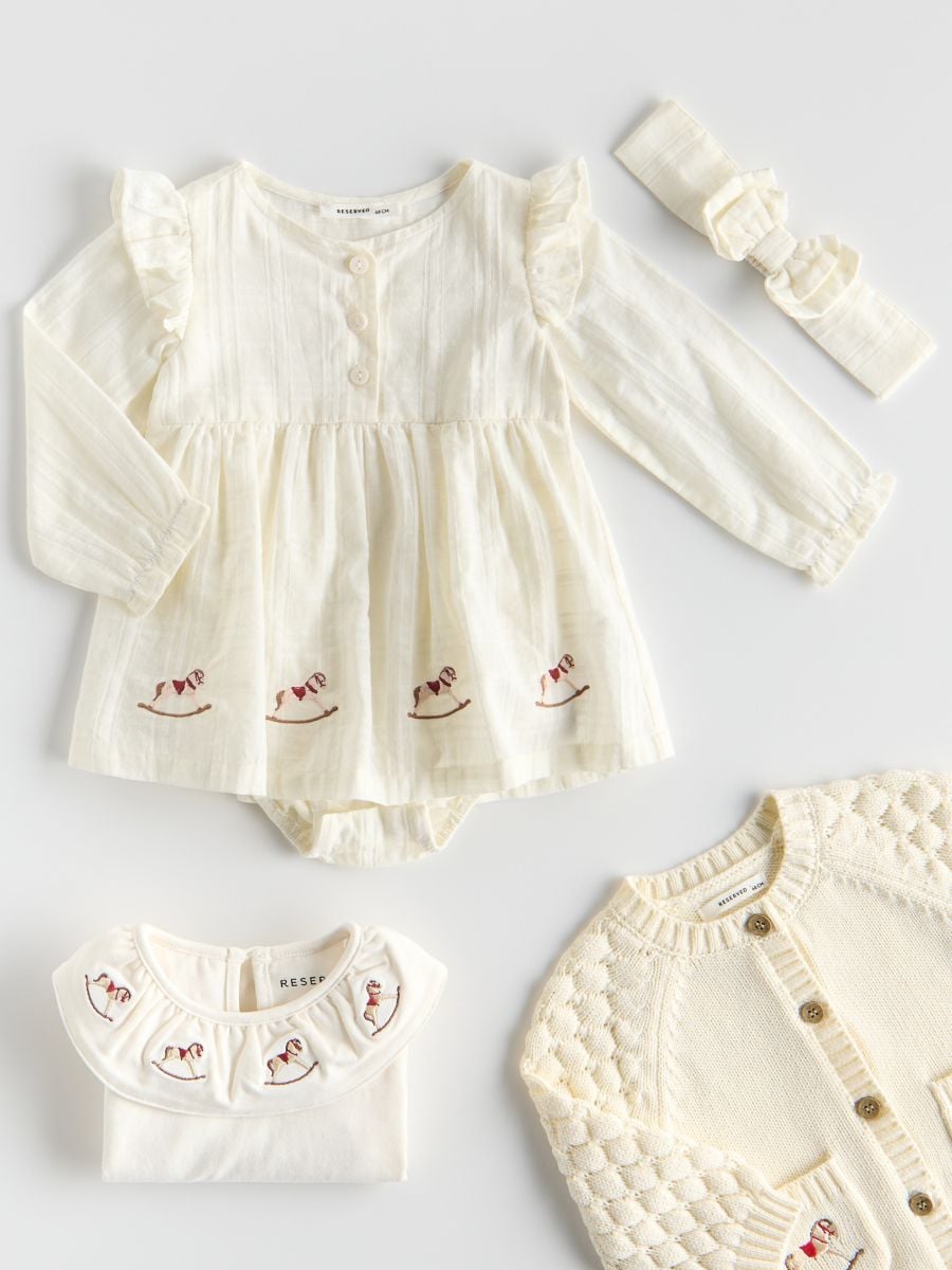 Satsiga bodi - kreemvalge - RESERVED