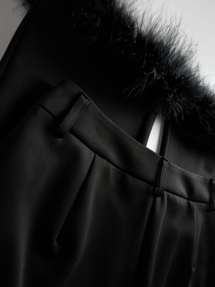 LADIES` TROUSERS - black - RESERVED - 6