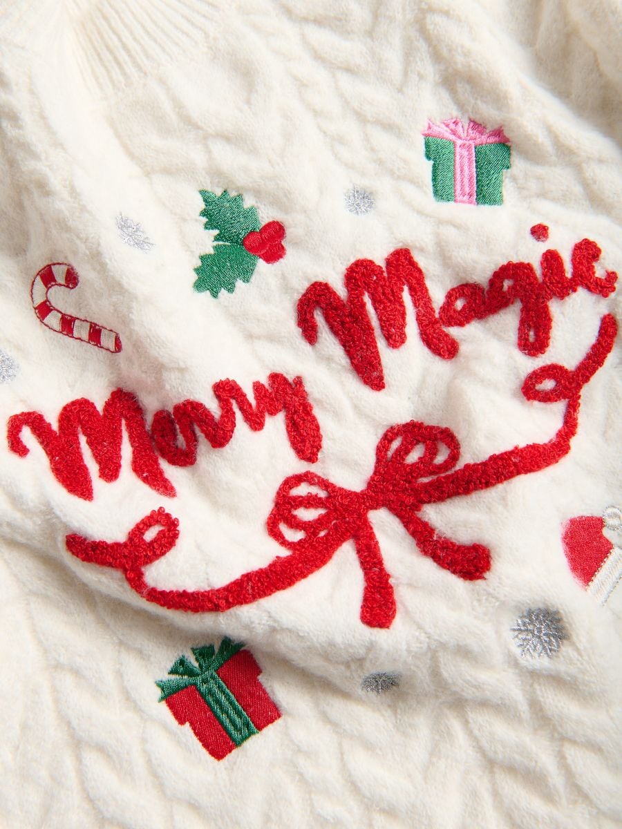 Christmas sweater - cream - RESERVED