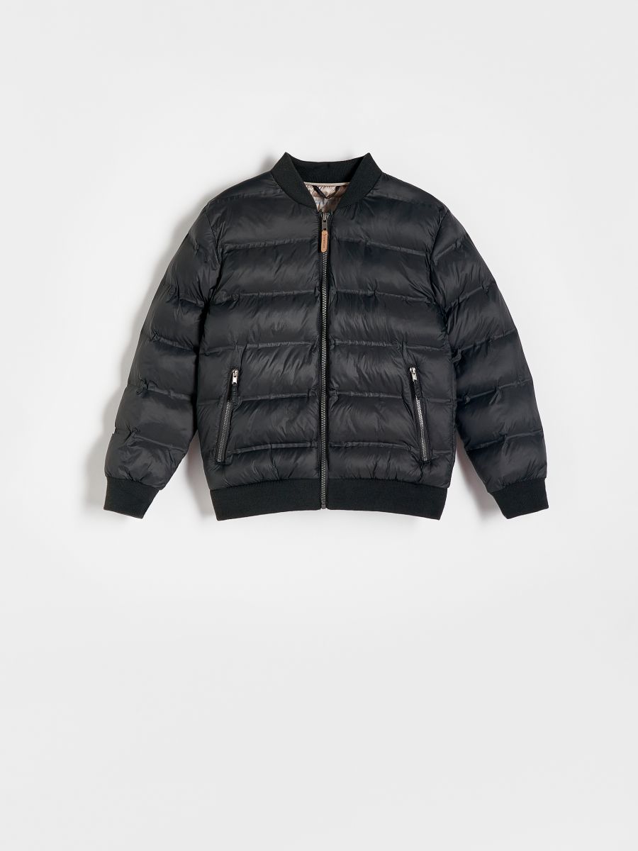 Jacket with stand up collar - dark grey - RESERVED - 5