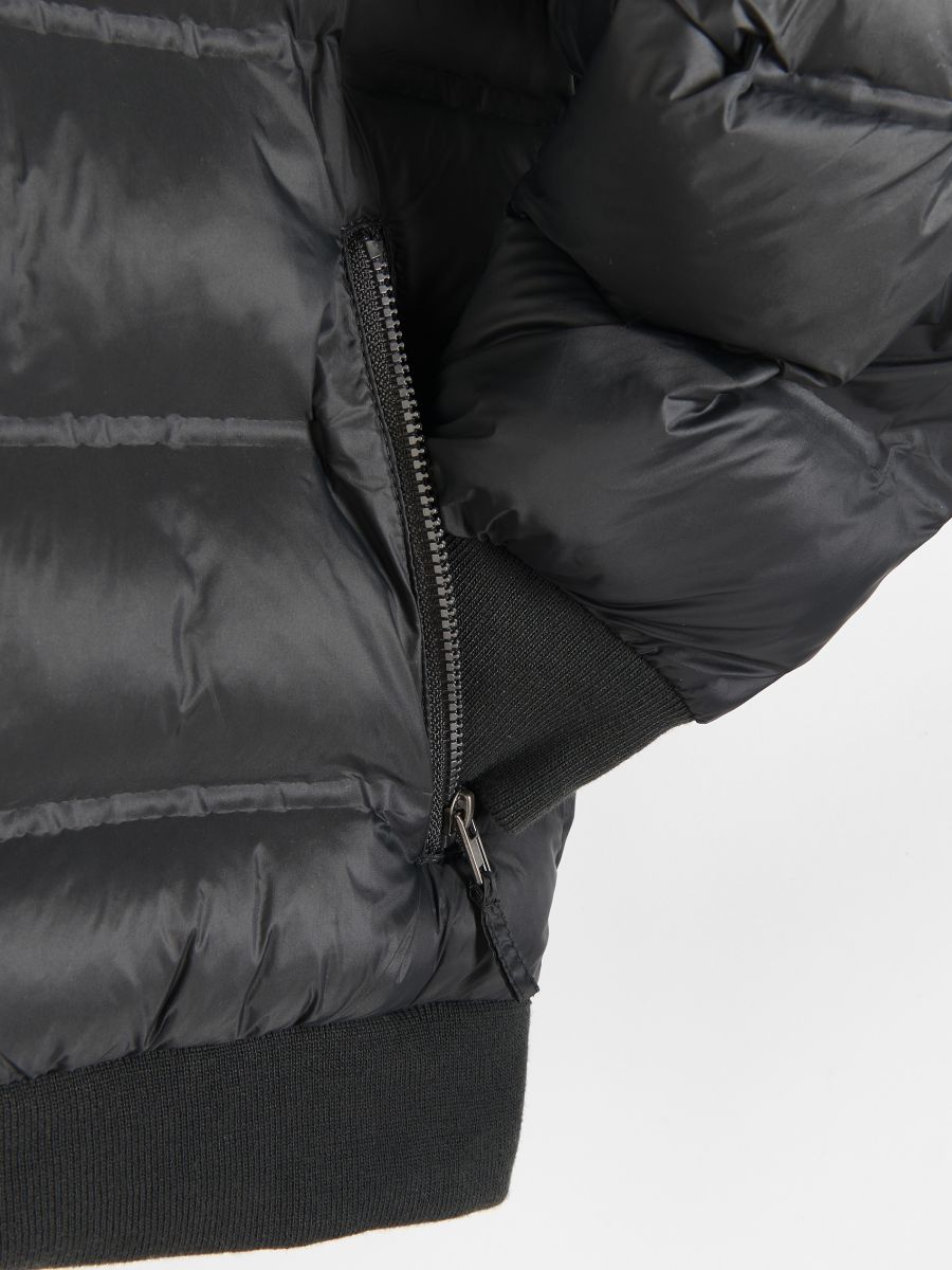 Jacket with stand up collar - dark grey - RESERVED - 9