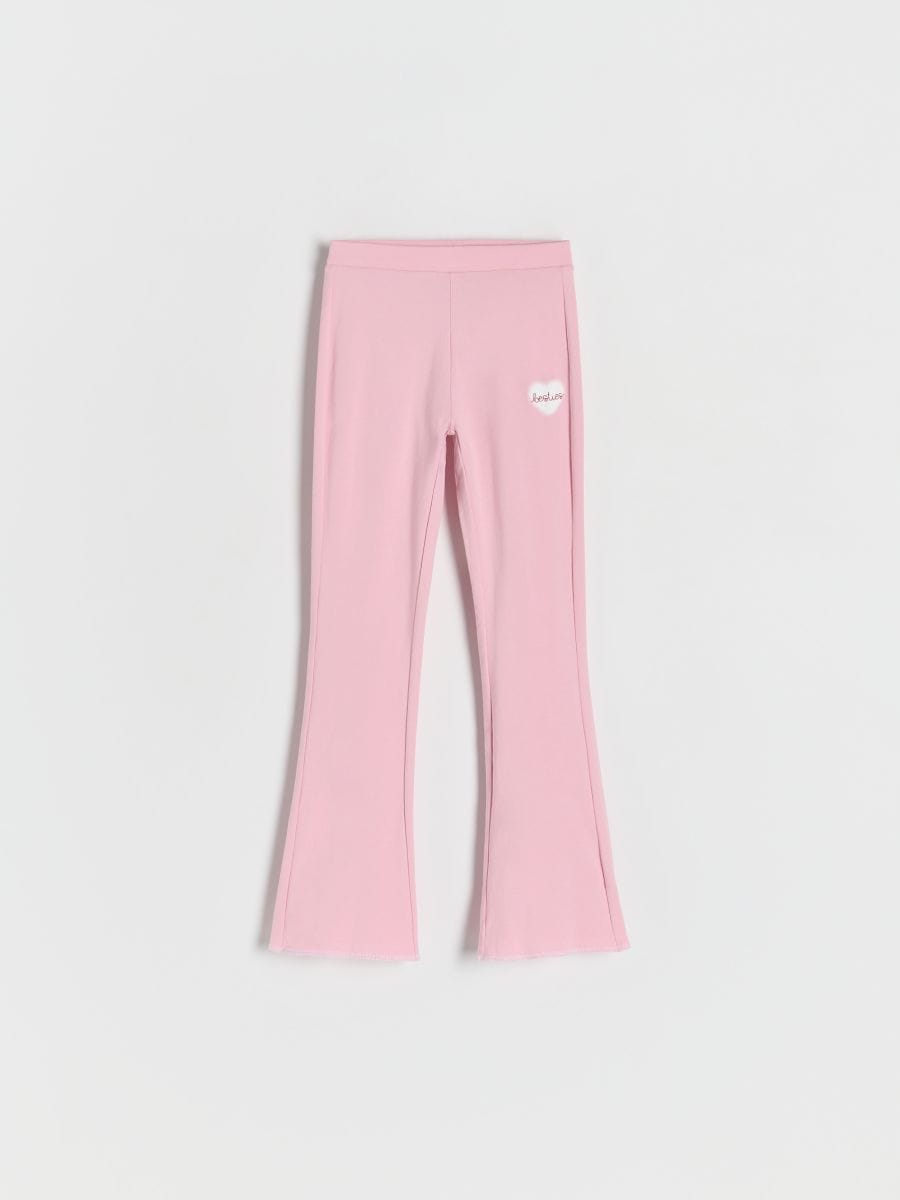 Flare trousers - dusty rose - RESERVED