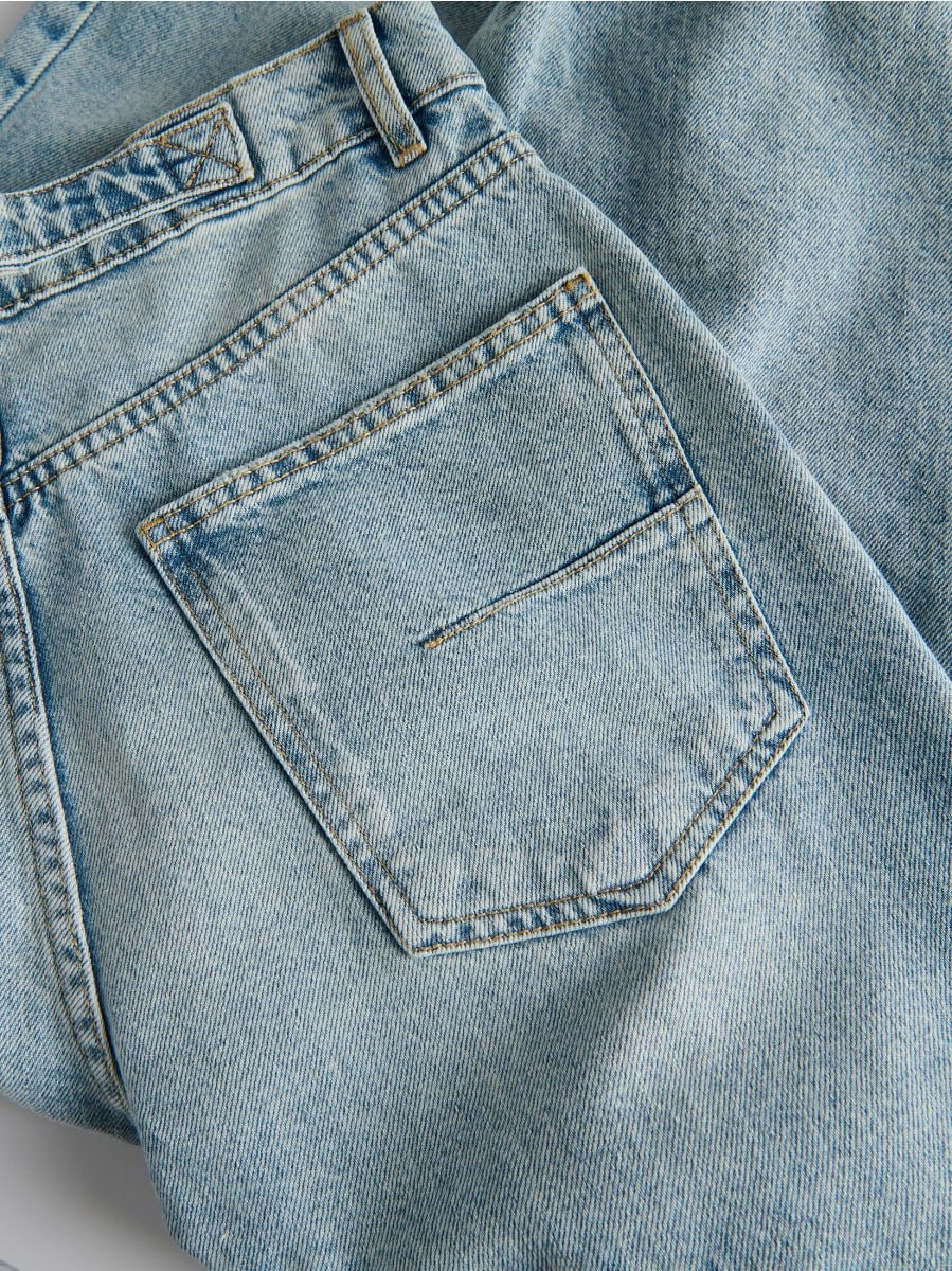 Balloon jeans with wash effect - blue - RESERVED - 8
