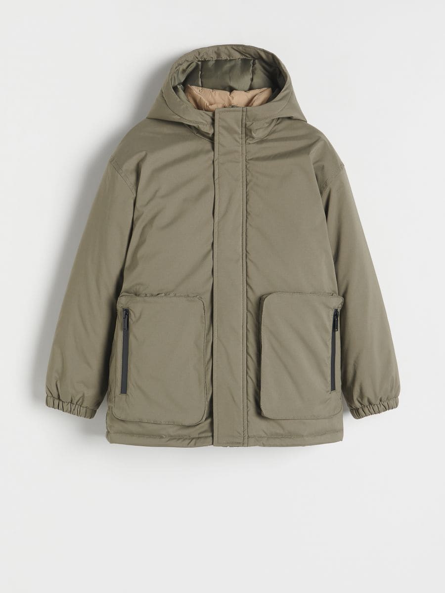 2-in-1 jacket - brownish green - RESERVED