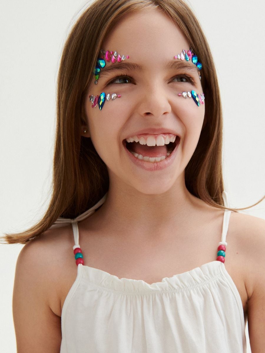 Face stickers - multicolor - RESERVED - 4