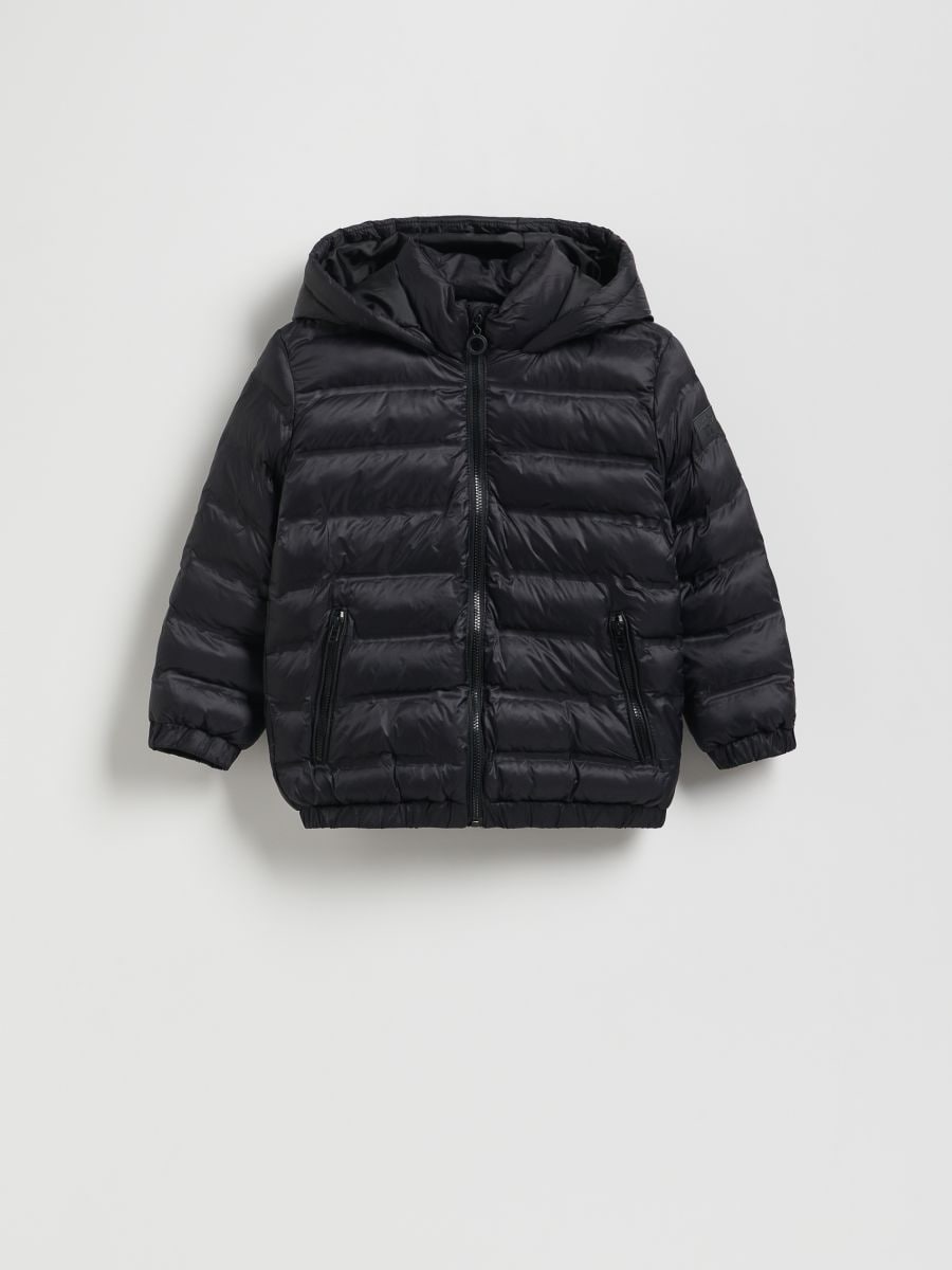Insulated quilted jacket - black - RESERVED