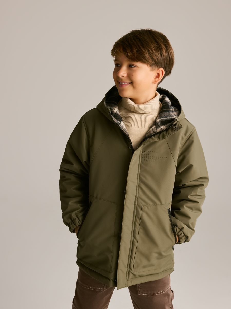 Reversible jacket - dusty green - RESERVED