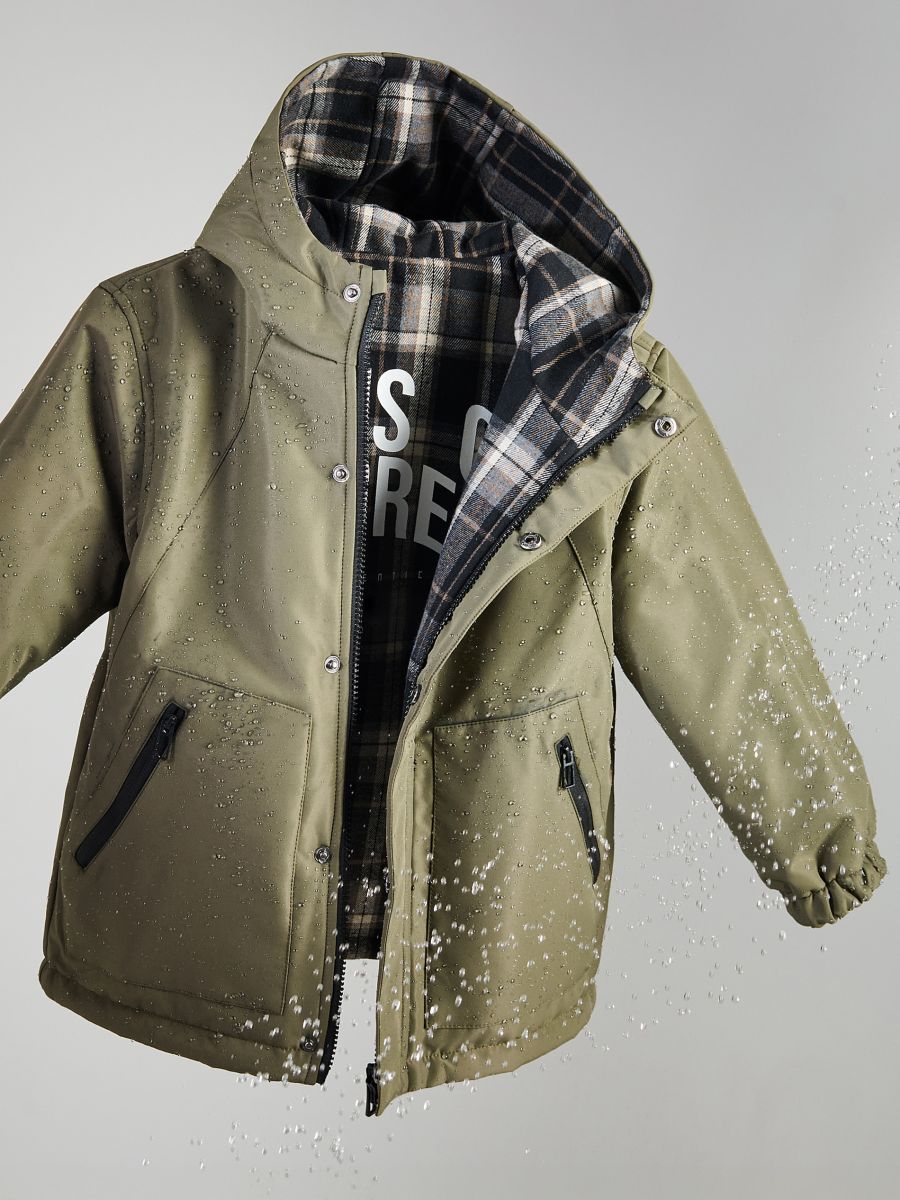 Wendbare Jacke - staubgrün - RESERVED