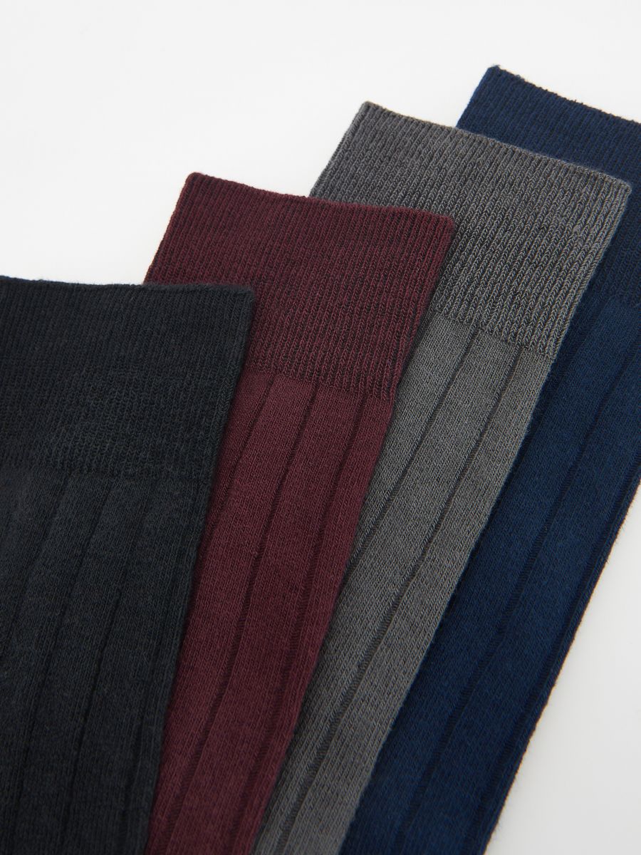 Socks 4 pack - maroon - RESERVED - 2