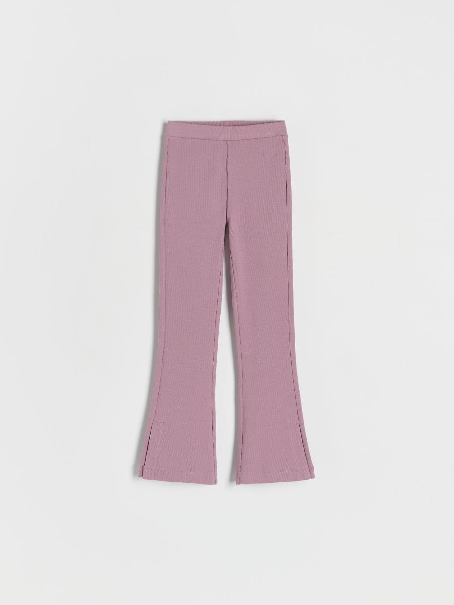 Flare trousers with splits - orchid - RESERVED