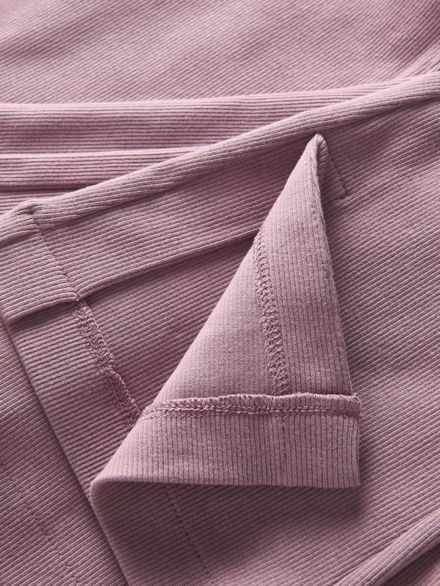 Flare trousers with splits - orchid - RESERVED - 4