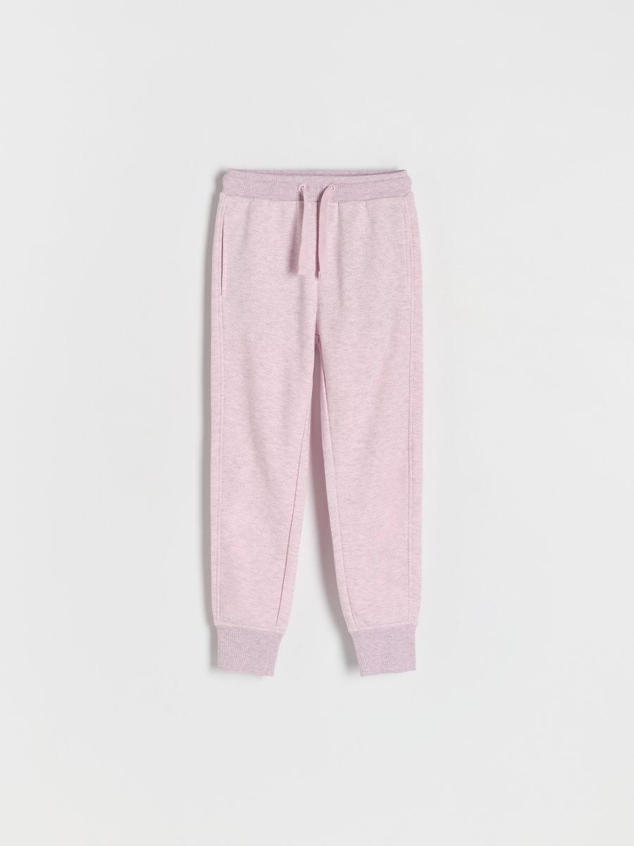 Wide leg sweatpants - pink - RESERVED