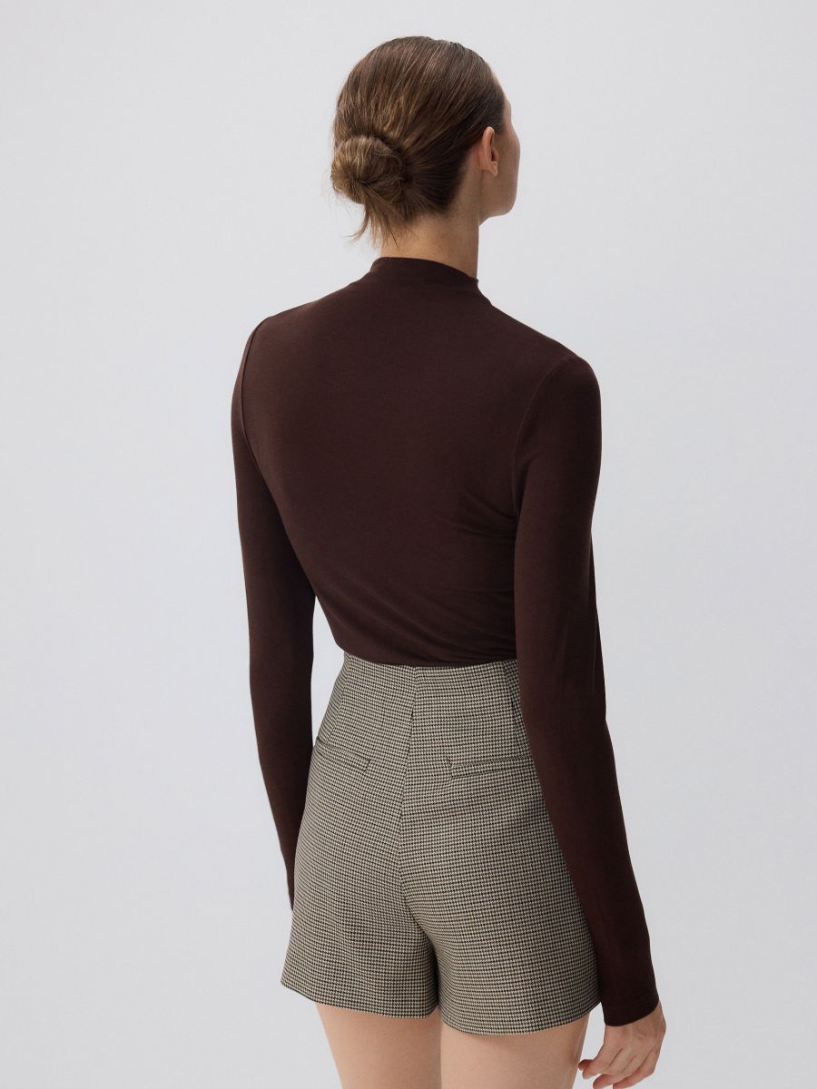 Skort with buckle - multicolor - RESERVED - 3