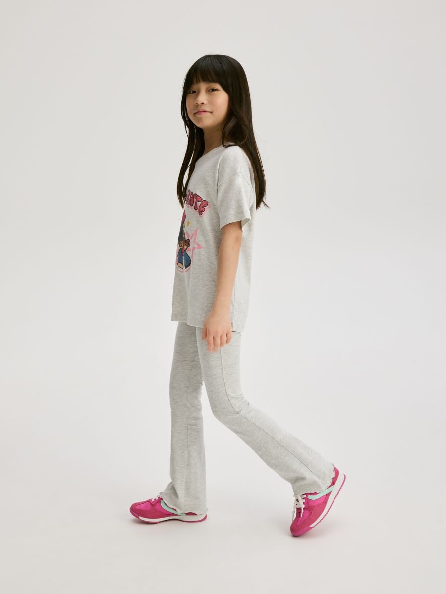 Flared leggings - light grey - RESERVED - 2