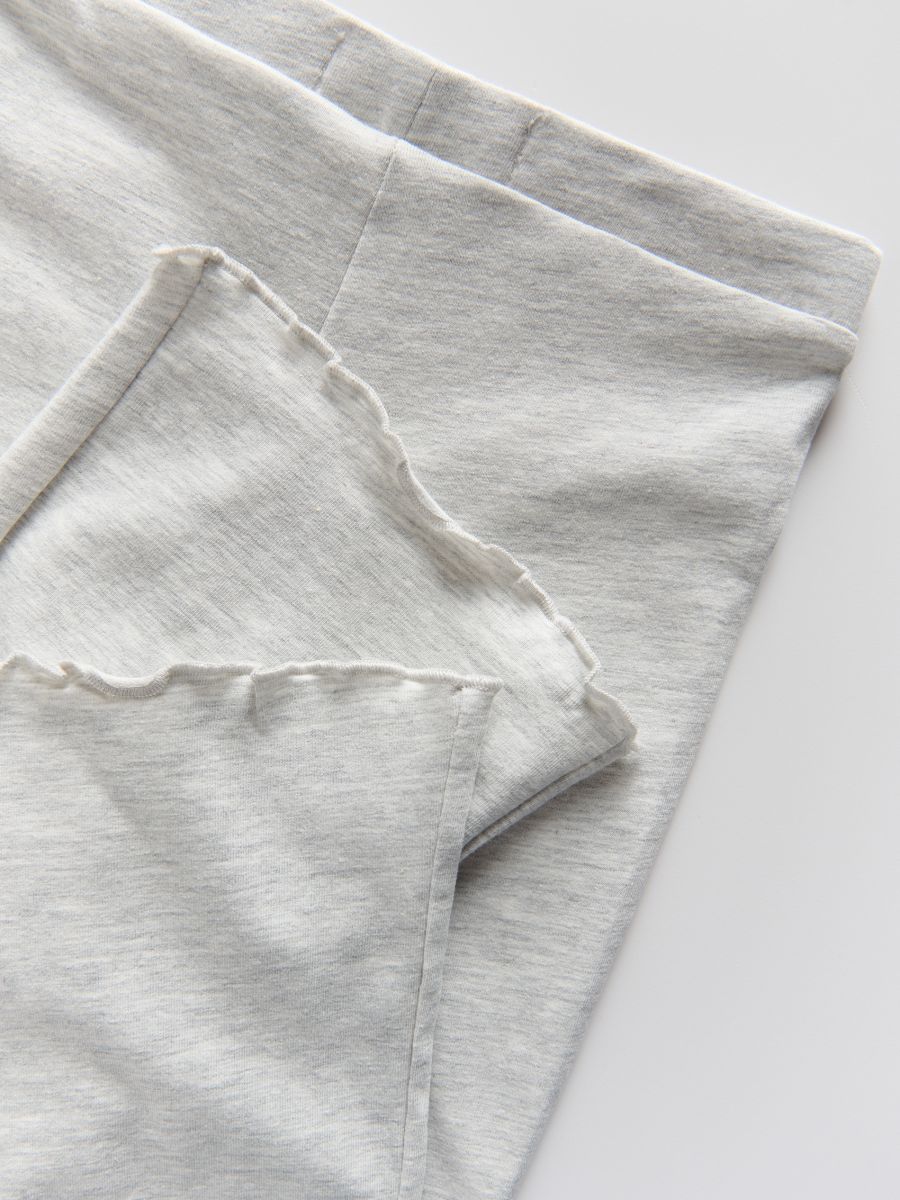 Flared leggings - light grey - RESERVED - 4