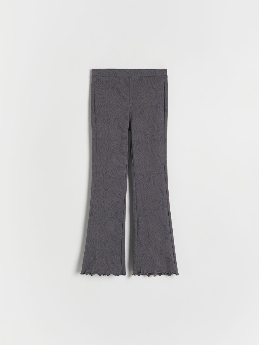 GIRLS` TROUSERS - sivo - RESERVED