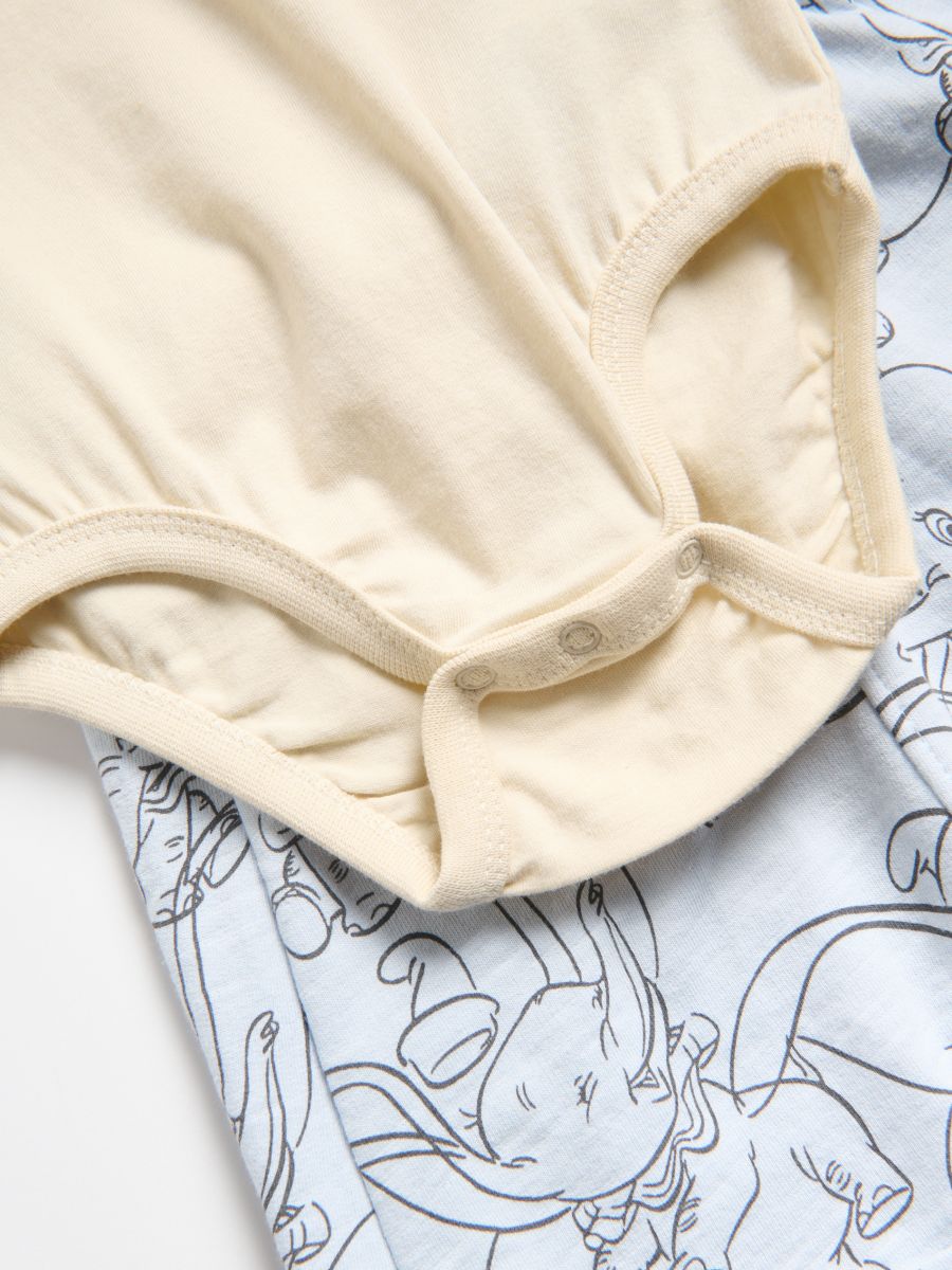 Ensemble en coton Dumbo - bleu pâle - RESERVED - 3