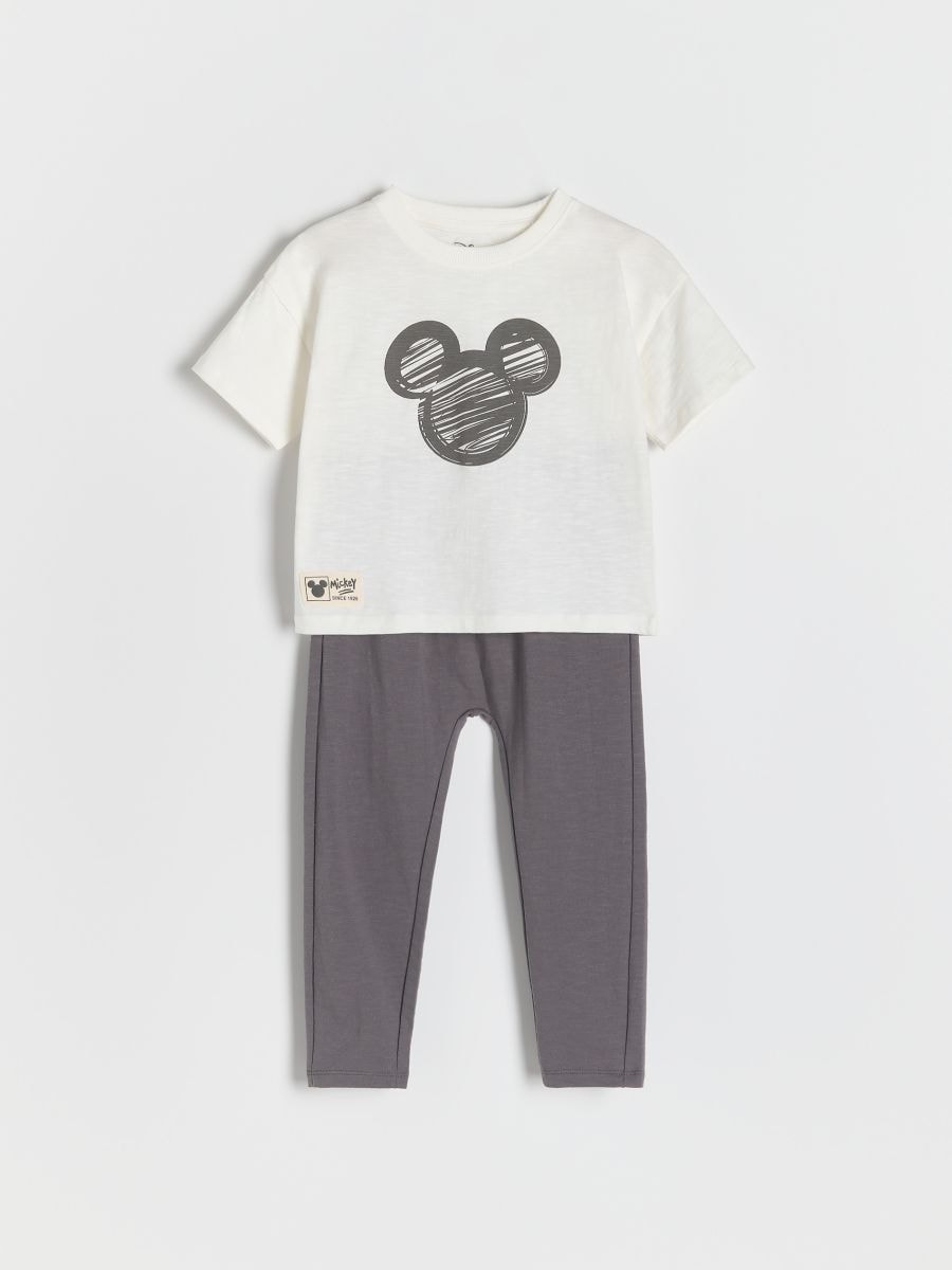 BOYS` T-SHIRT & TROUSERS - ΚΡΕΜ - RESERVED