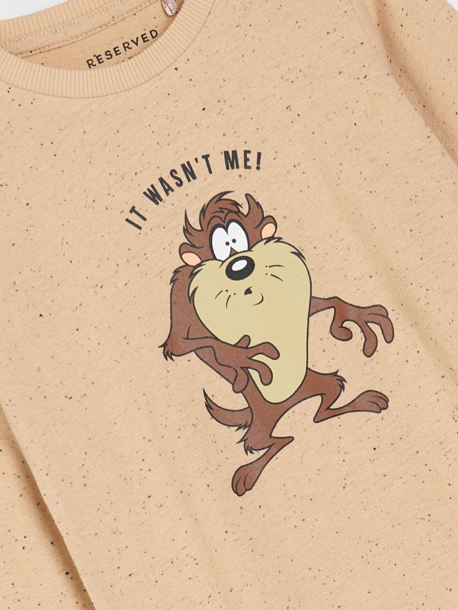 Pajac iz mešanice materialov The Tasmanian Devil - kožna - RESERVED - 3