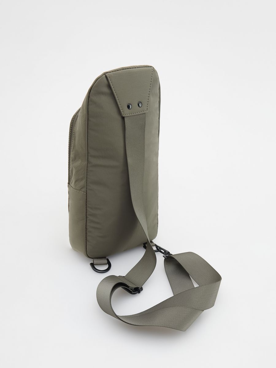 Plain backpack - dusty green - RESERVED - 4