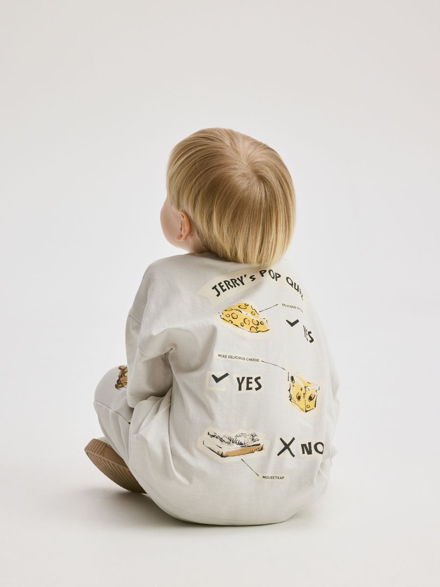 Tom and Jerry set - light grey - RESERVED - 5