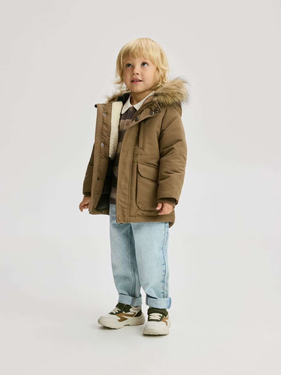 xxxxxx　10枚 Kurtka z kapturem Kolor beżowy - RESERVED - 827GM-80X