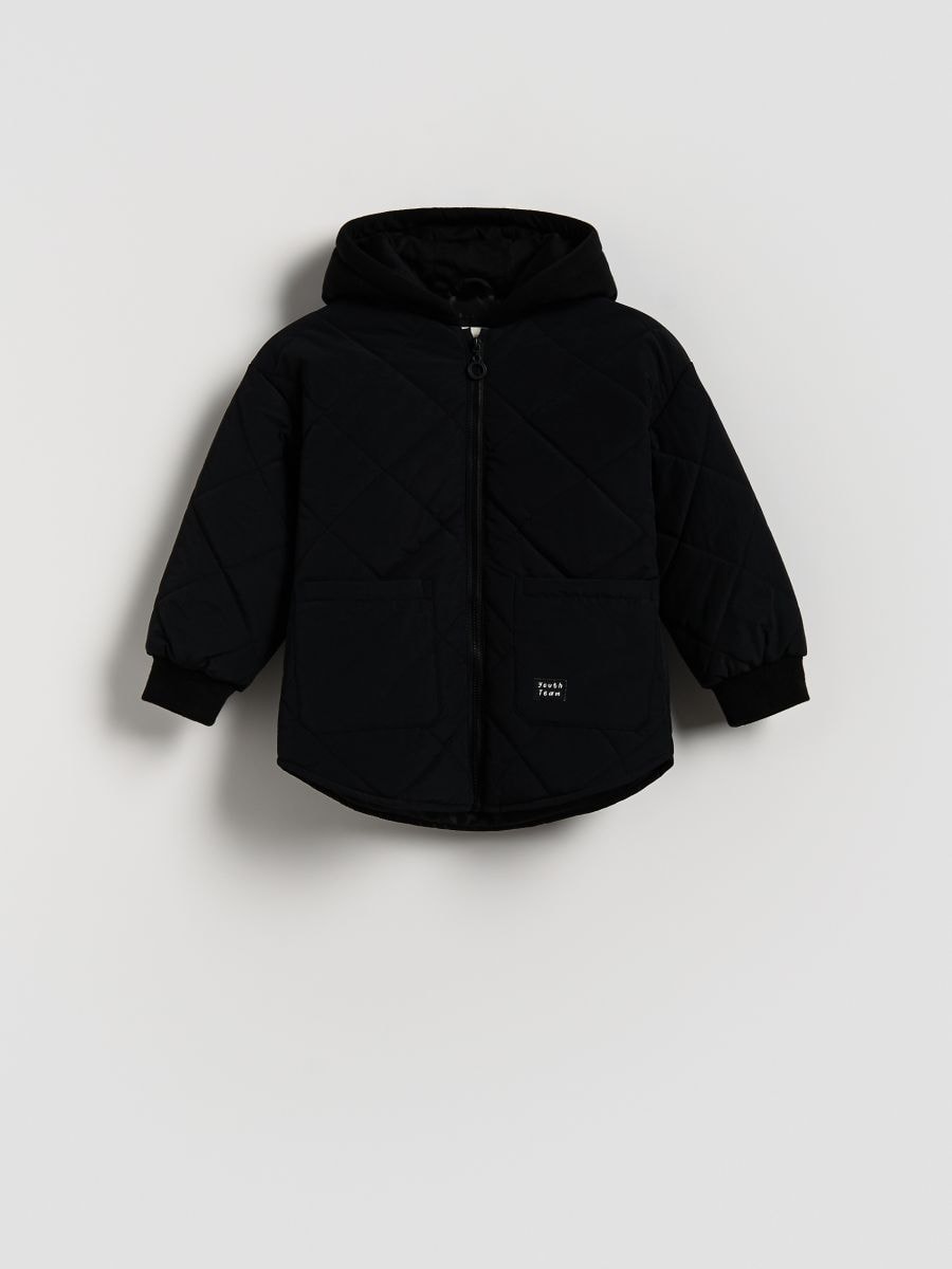 Jacke mit Kapuze - schwarz - RESERVED