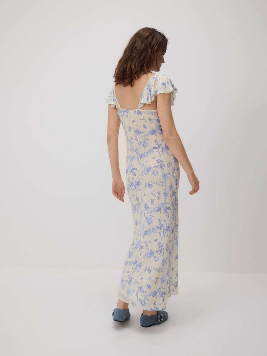 Robe maxi en viscose majoritaire - Multicolore - RESERVED - 5
