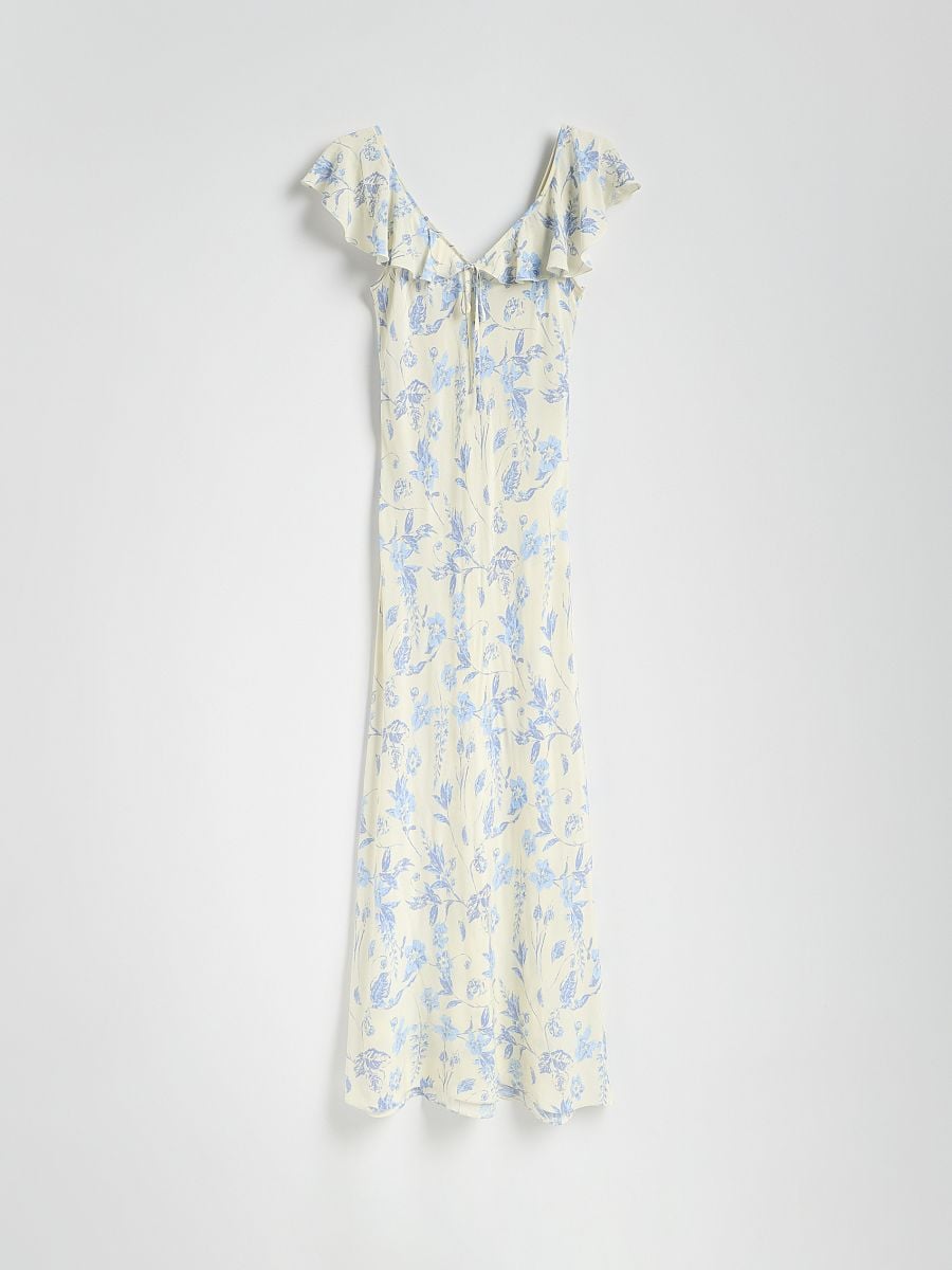 Robe maxi en viscose majoritaire - Multicolore - RESERVED - 6