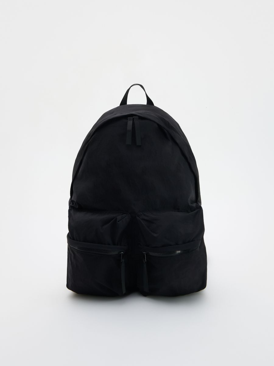 Large capacity backpack with pockets Color black RESERVED 8296S 99X