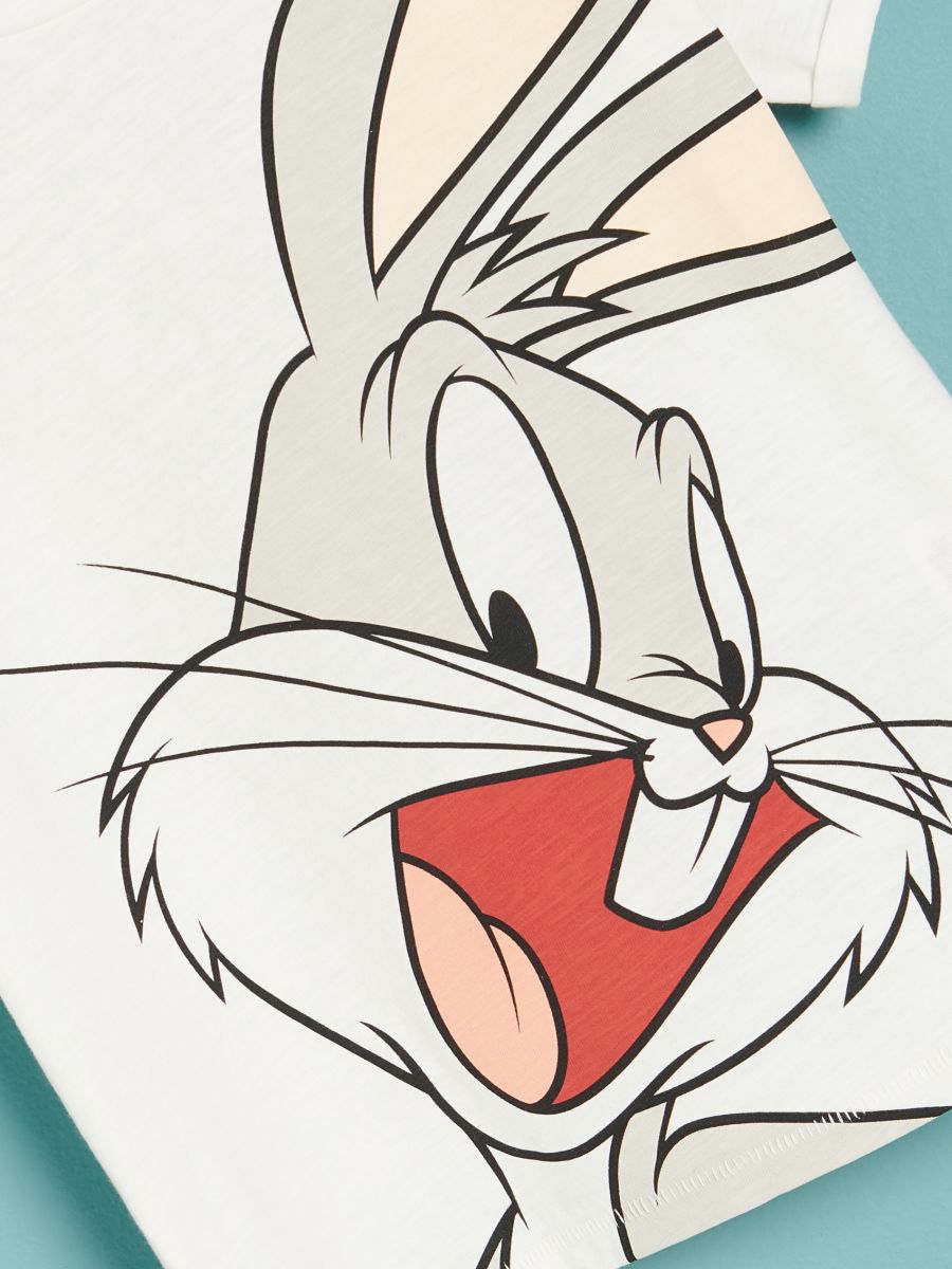 Bugs Bunny T-shirt - cream - RESERVED - 4