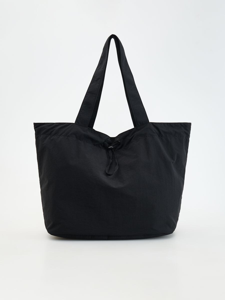 Plain shopper bag - black - RESERVED - 3