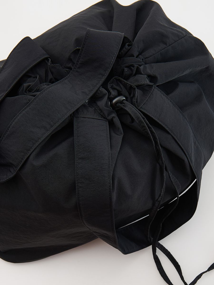 Plain shopper bag - black - RESERVED - 3
